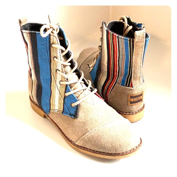 Toms Shoes - TOMS boots, discontinued. Great pattern + sturdy!